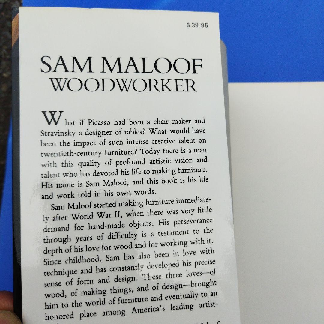 SAM MALOOF WOODWORKER　1988年　223P SC SAM MALOOF WOODWORKER 1988年 223P SC