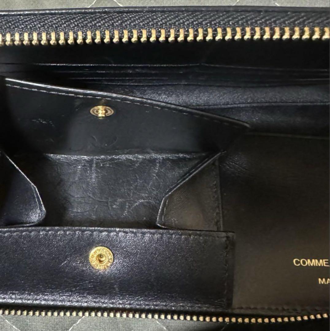COMME DES GARCONS コムデギャルソン 長財布 ドット 黒