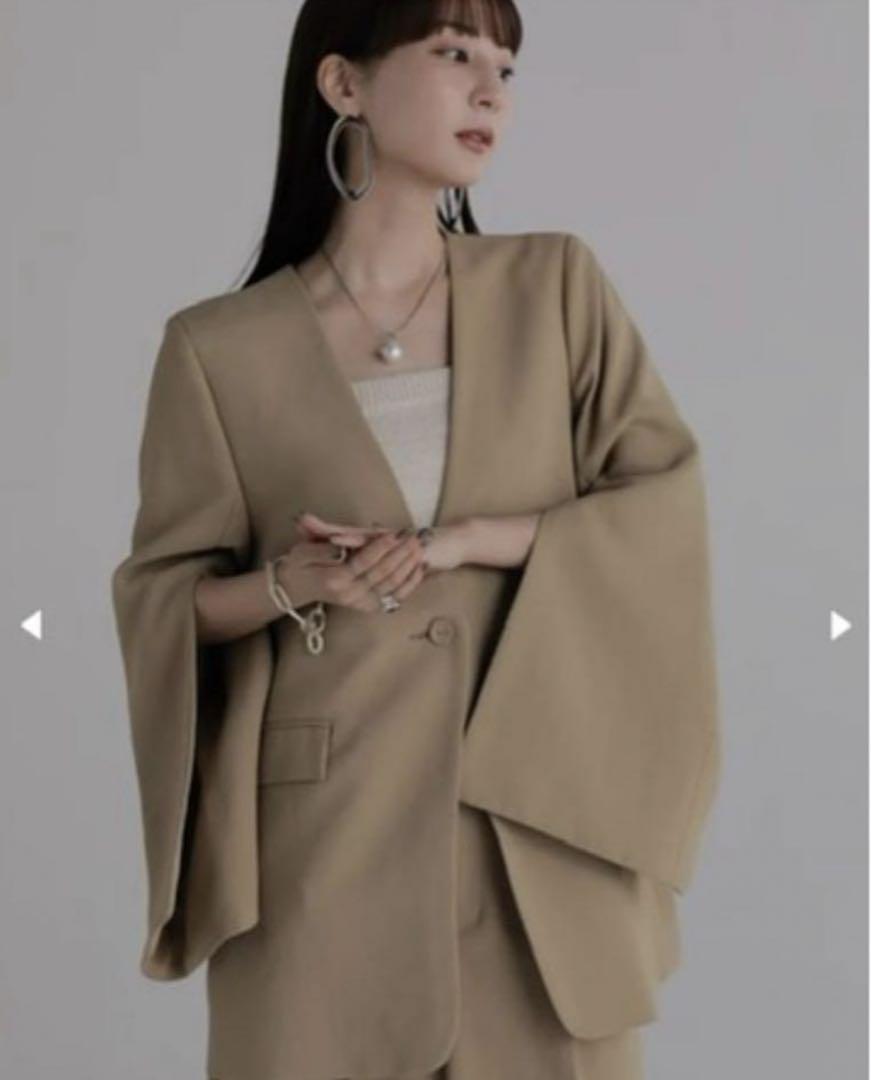 louren ／ slit sleeve jacket