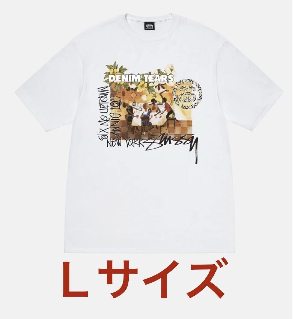【Stussy x Denim Tears】 Annie Lee T-Shirt White DENIM TEARS Annie Lee Artist Tee 