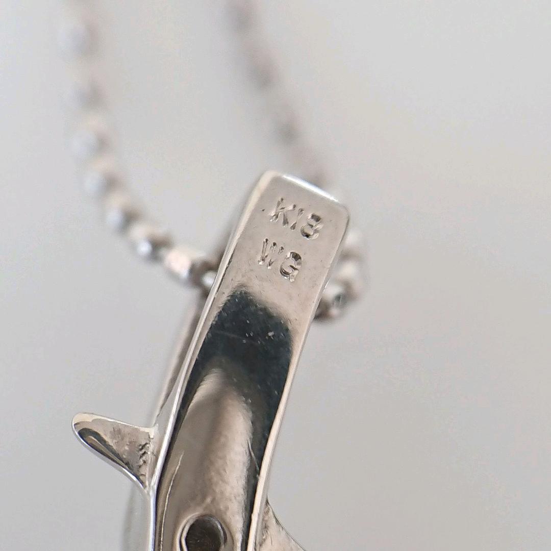 K18WG パライバトルマリン・ダイヤモンド ネックレス | hei-tn.com