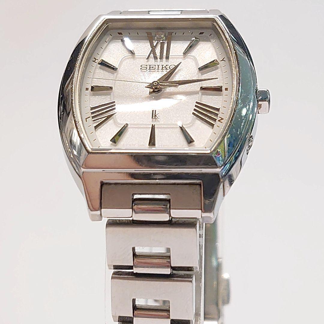 【電波ソーラー、美品、希少】SEIKO　セイコー　1pダイヤ　3B51-0AW0 稼働品】美品 希少レア セイコー ソーラー電波 腕時計 1Pダイヤ
