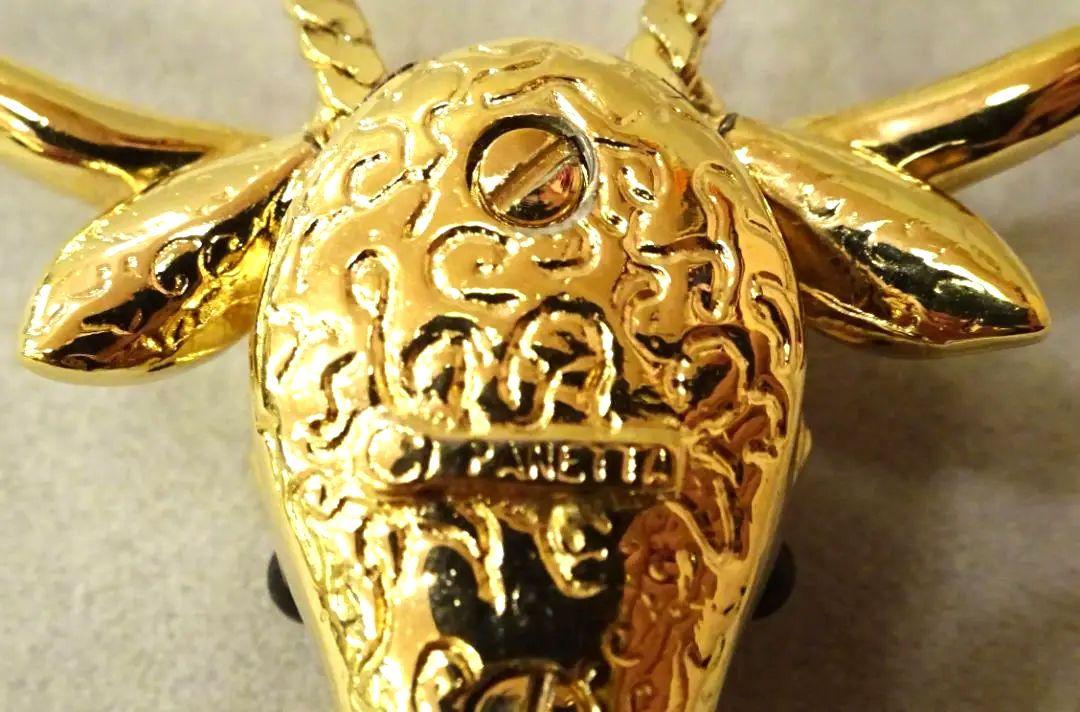 ☆稀少☆ PANETTA パネッタ 牛 ループネックレス