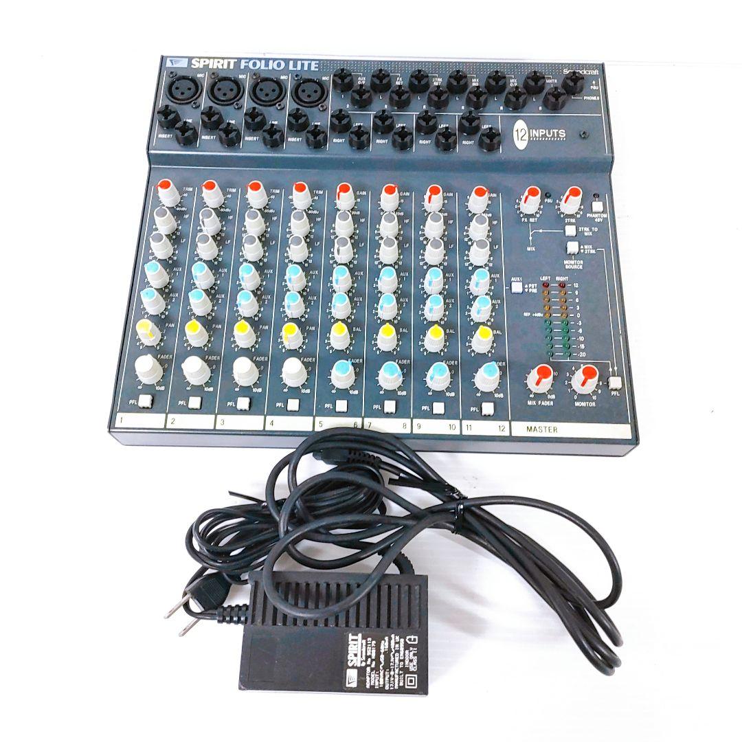 Soundcraft Spirit Folio Lite 12ch ミキサー
