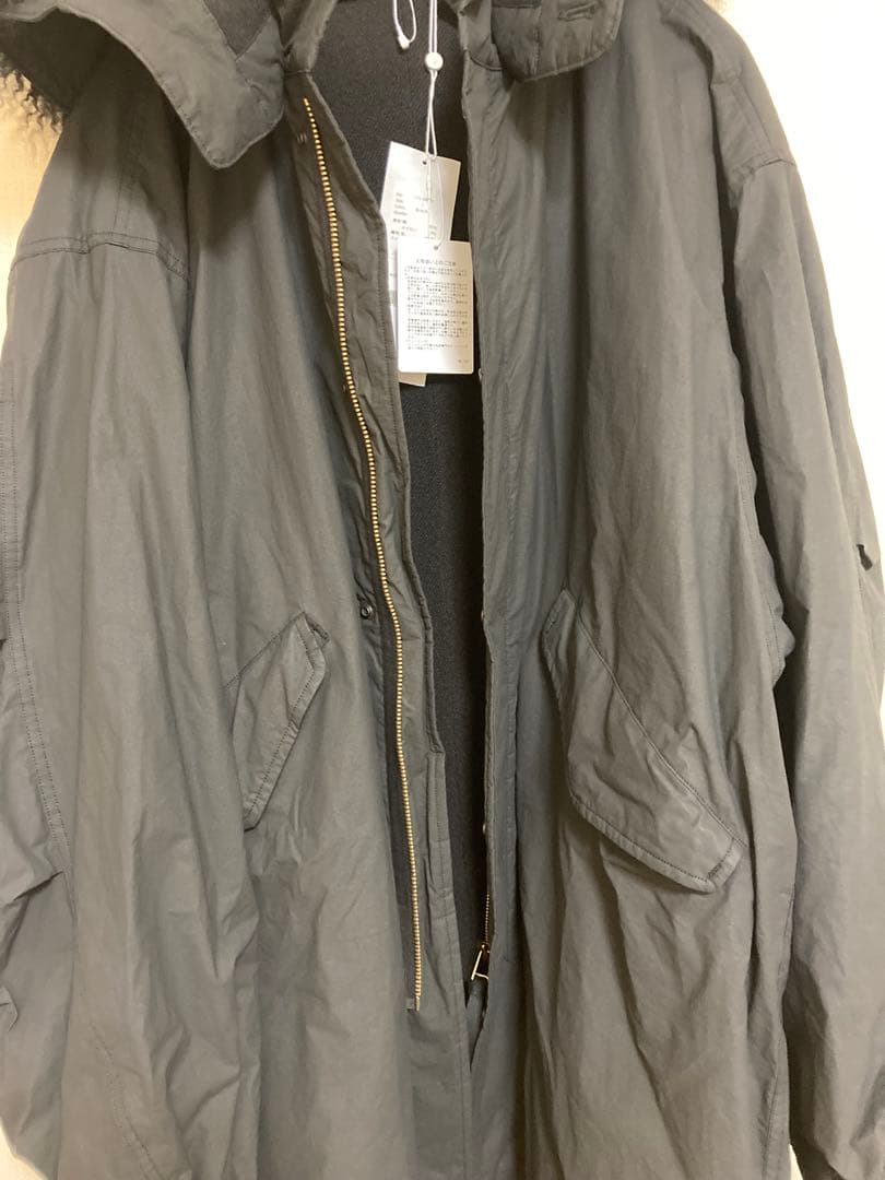 COMOLI 25AW コットンナイロン ミリタリーフーデッドコート - メルカリ