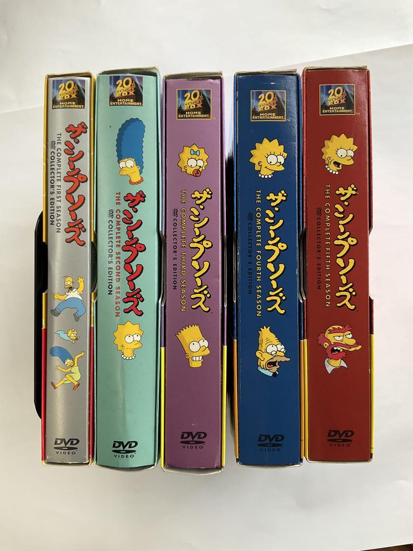 ザシンプソンズ　DVD 5巻セット　吹替版　GW期間値引き