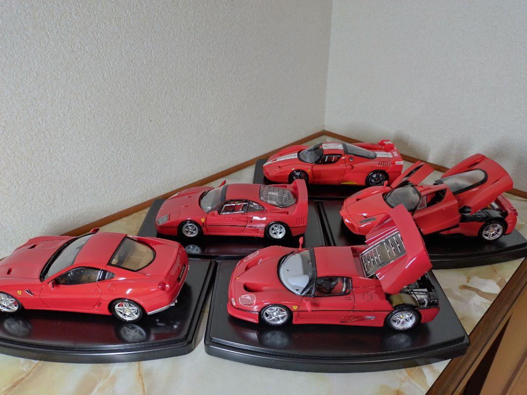 【ド素人製作】フェラーリ他プラモ1/24完成品①〜⑩10台