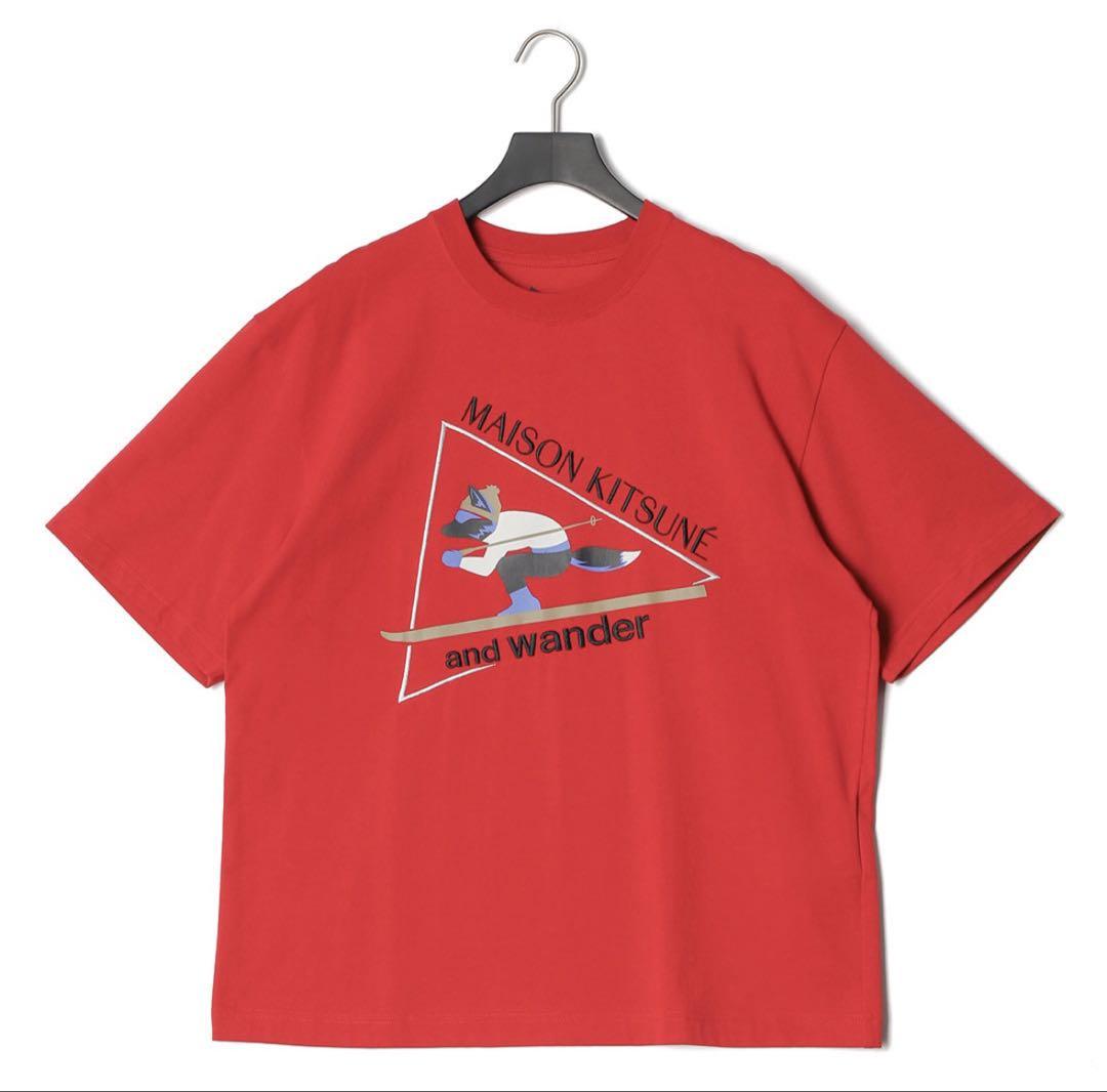 【MAISON KITSUNÉ】skiing fox dry cotton