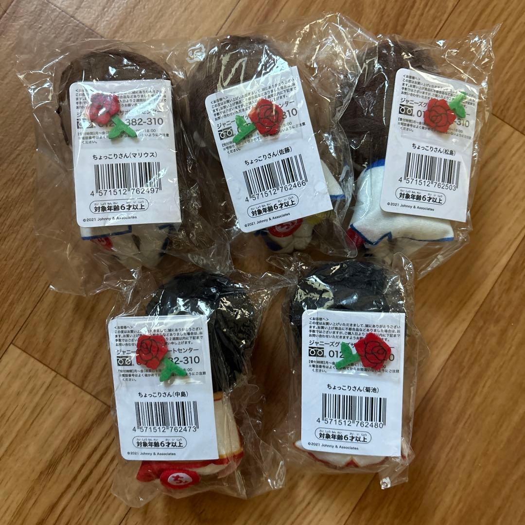 SexyZone ちょっこりさんぬいぐるみ 5人 ちょっこりさん♡ついに♡ |