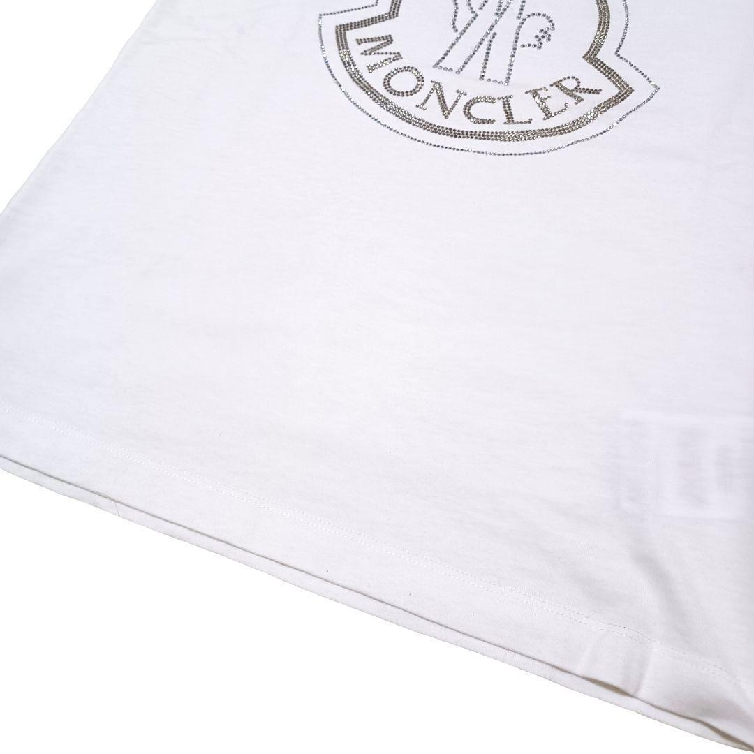 極美品 MONCLER モンクレール 半袖 Tシャツ ラインストーン