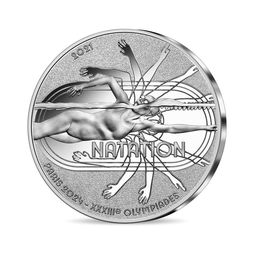 【12月スーパーSALE 15%OFF】 パリ2024 フランス 2021 オリンピック開催記念 プルーフ銀貨 10ユーロ - 旧貨幣/金貨/銀貨/記念硬貨