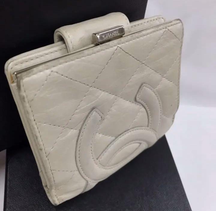 超歓迎新作 3260 CHANEL カンボン ガマ口 折り財布 LfI7t-m60100744326 日本製即納