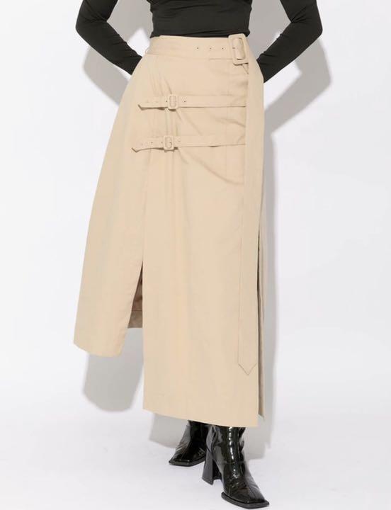レディース Melt the lady: ヘビートレンチラップスカート xCNJ7-m60104491304 ◞カラー