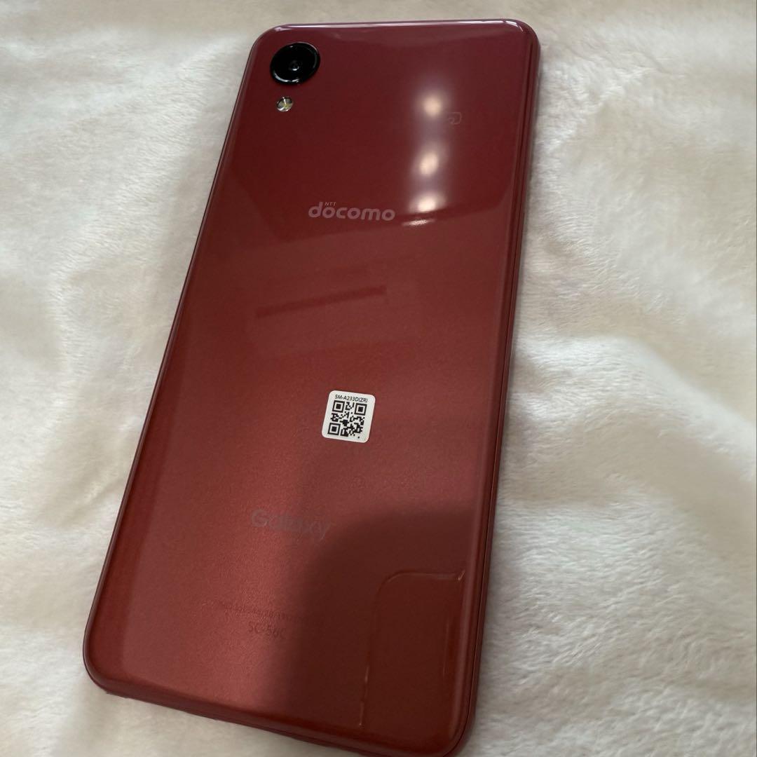 Galaxy A23 5G docomo レッド　バッテリー80%以上