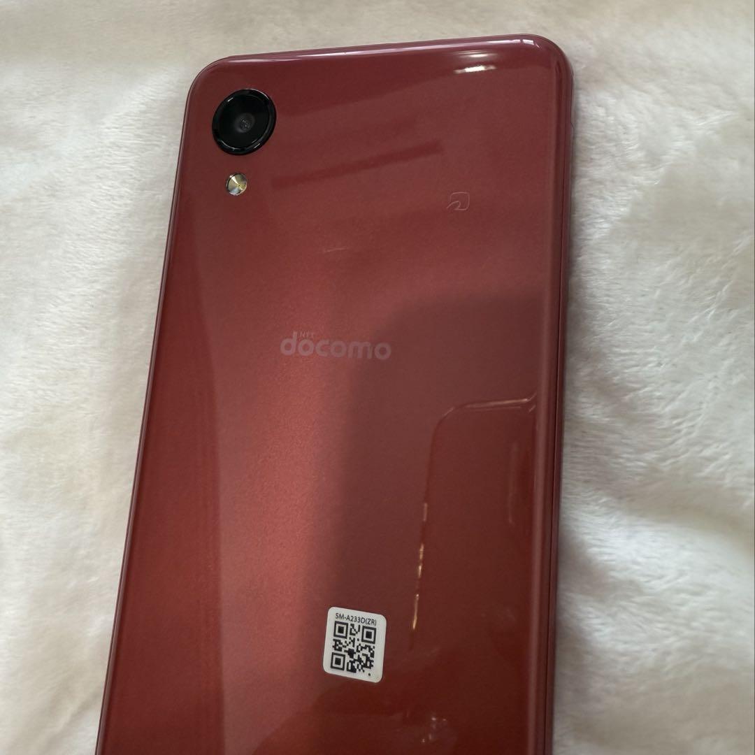 Galaxy A23 5G docomo レッド　バッテリー80%以上