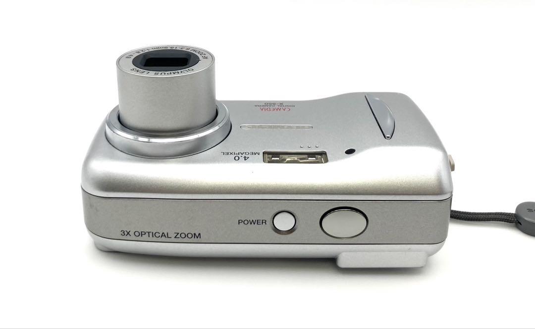 【完動品 美品】OLYMPUS CAMEDIA X-550 単三電池 コンデジ