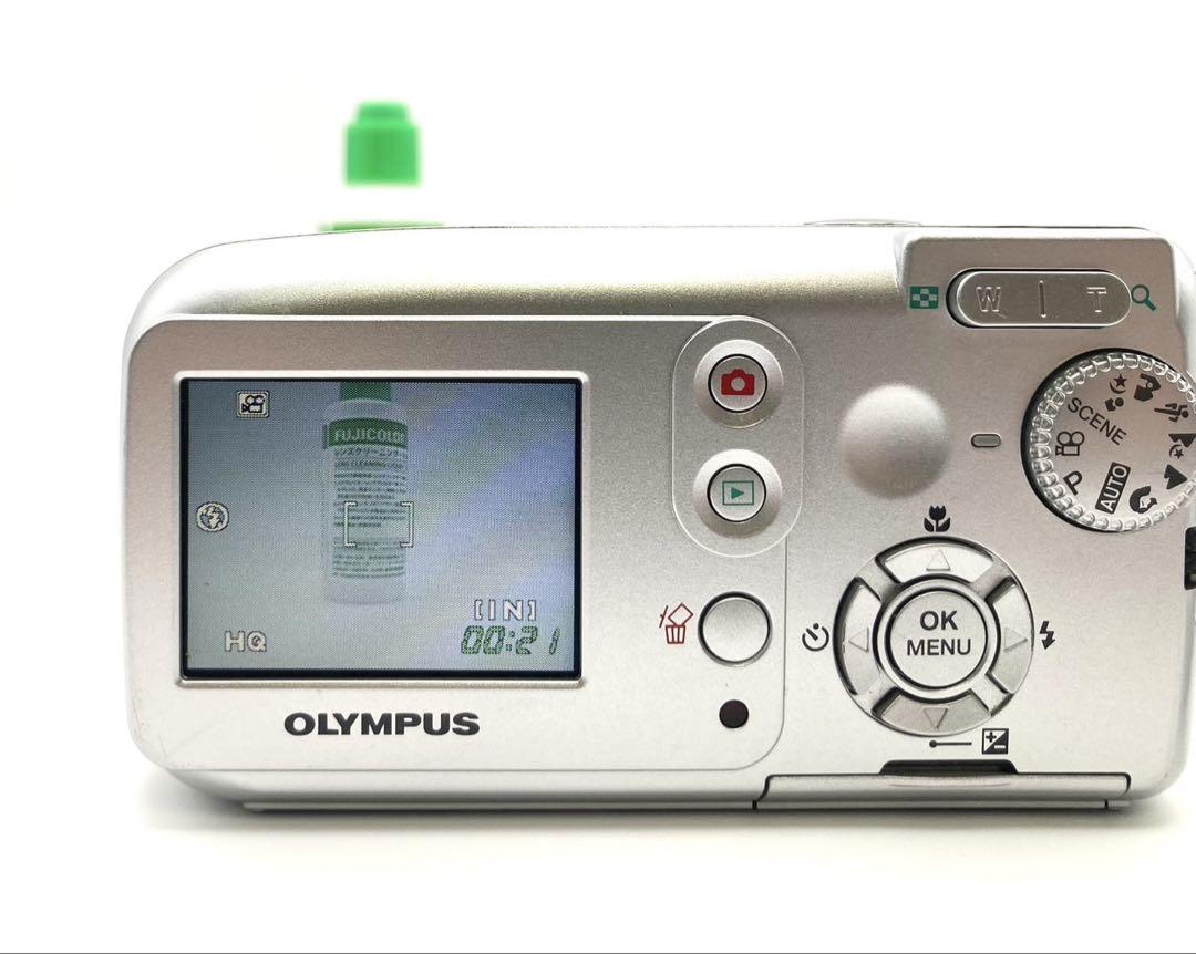 【完動品 美品】OLYMPUS CAMEDIA X-550 単三電池 コンデジ