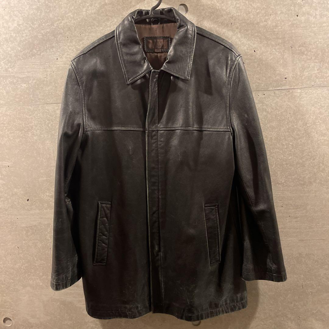fedi vintage レザージャケット　ハーフコート