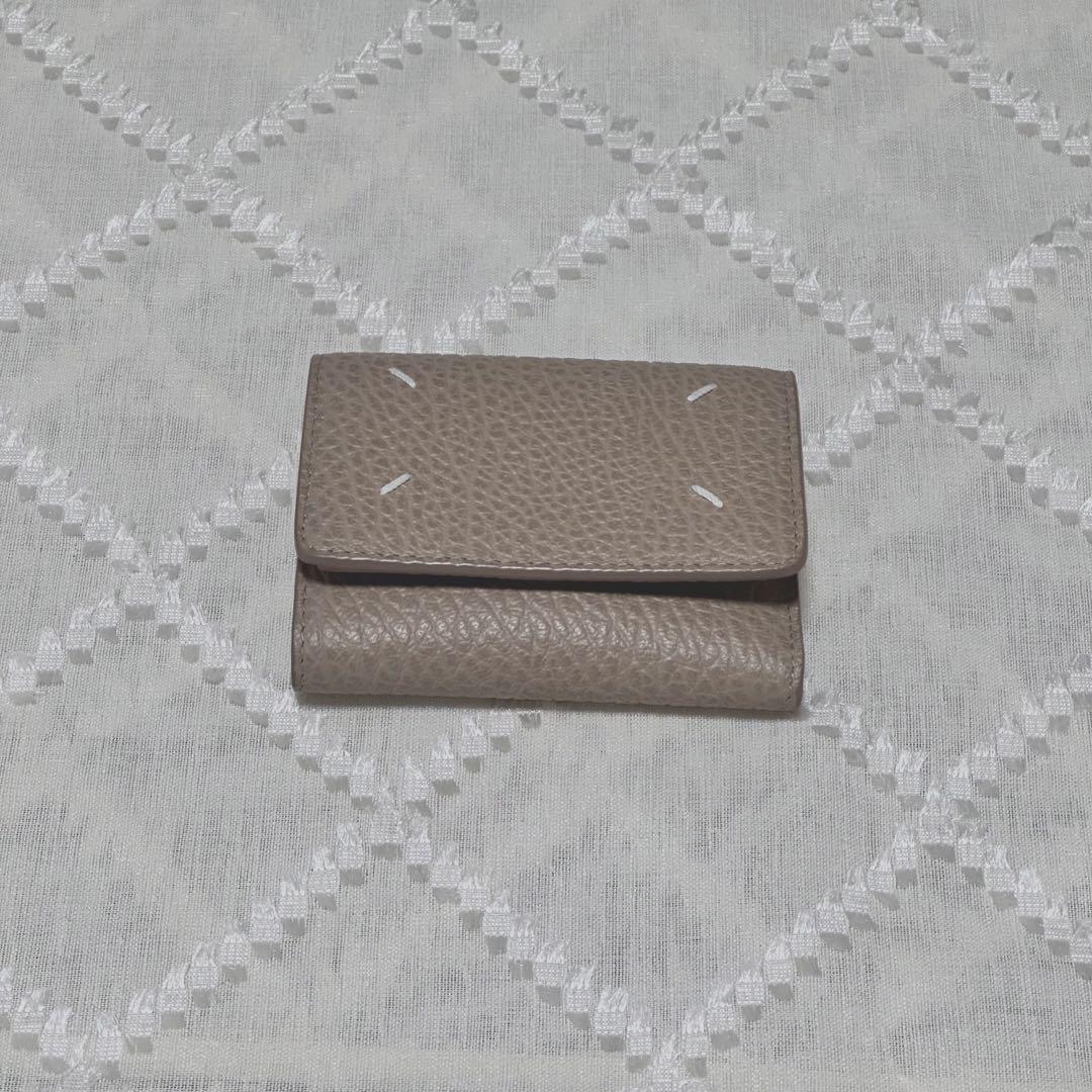 Maison Margiela 三つ折り財布 ベージュ