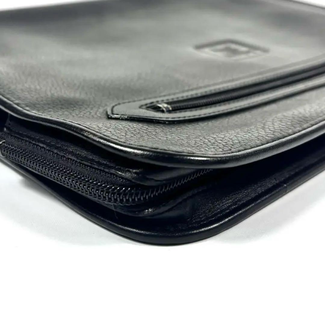 【美品✨️】Burberrys セカンドバッグ 黒 ノバチェック A4対応