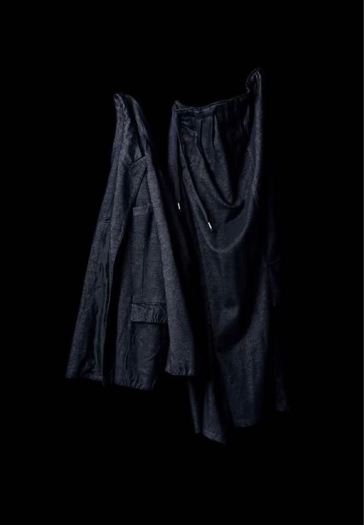 MAATEE SONS 24AW EASY PANTS NAVYPINM MAATEE SONS