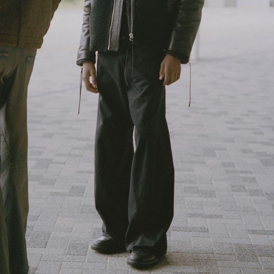 NVRFRGT - 【再販売通知受付可能】3D Twisted Wide Leg Jeans