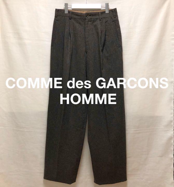 芸能人愛用 des COMME 希少 GARCONS スラックス ウールギャバ HOMME - スラックス