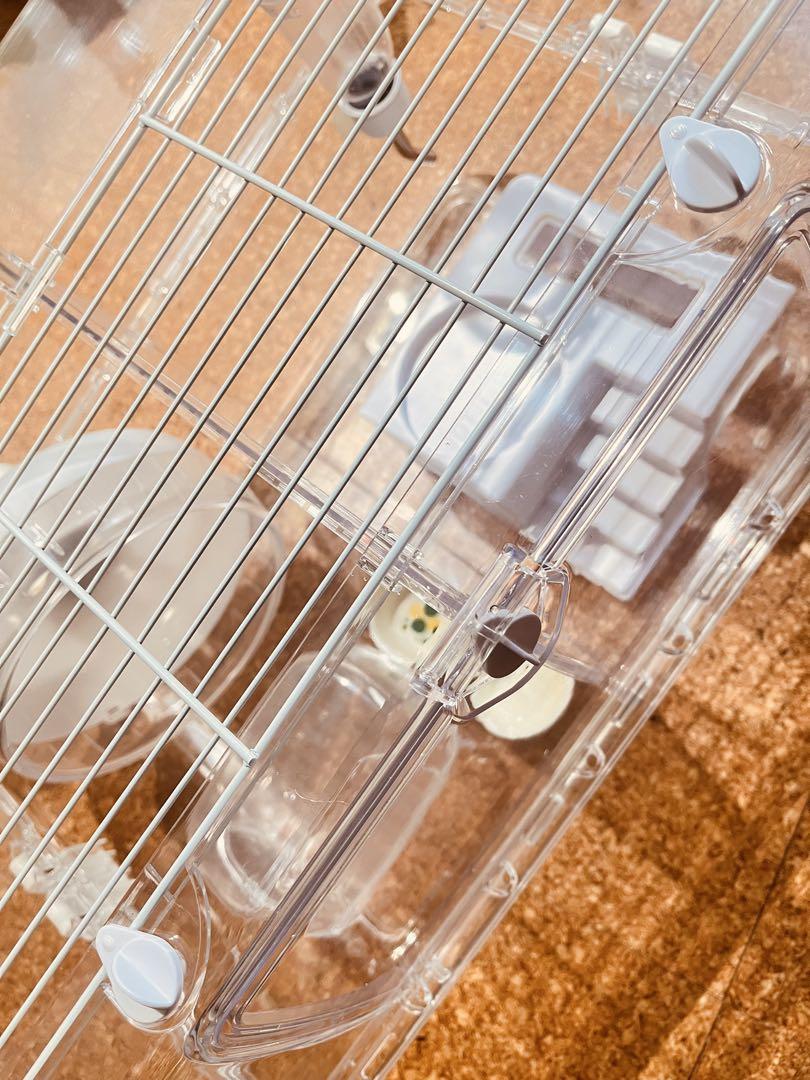 ハムスター飼育ケース ホイール付き ケージ