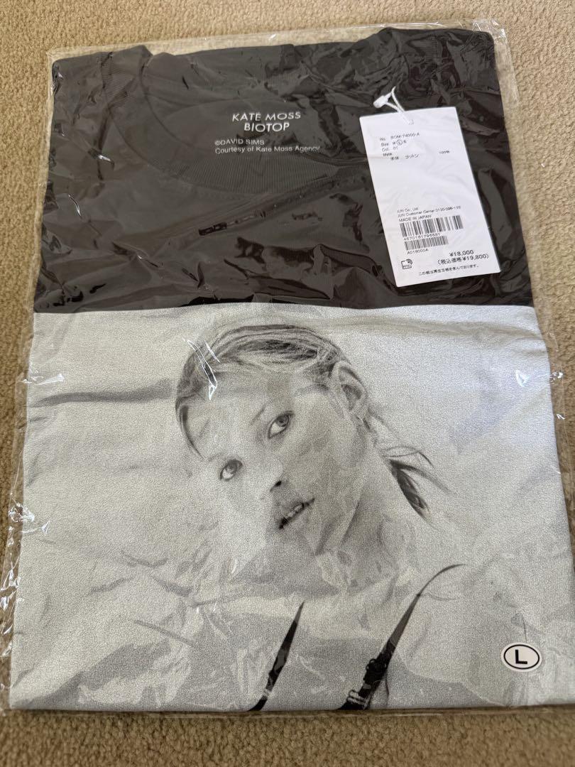 KATE MOSS BIOTOP Tシャツ 黒 L ケイトモス supreme