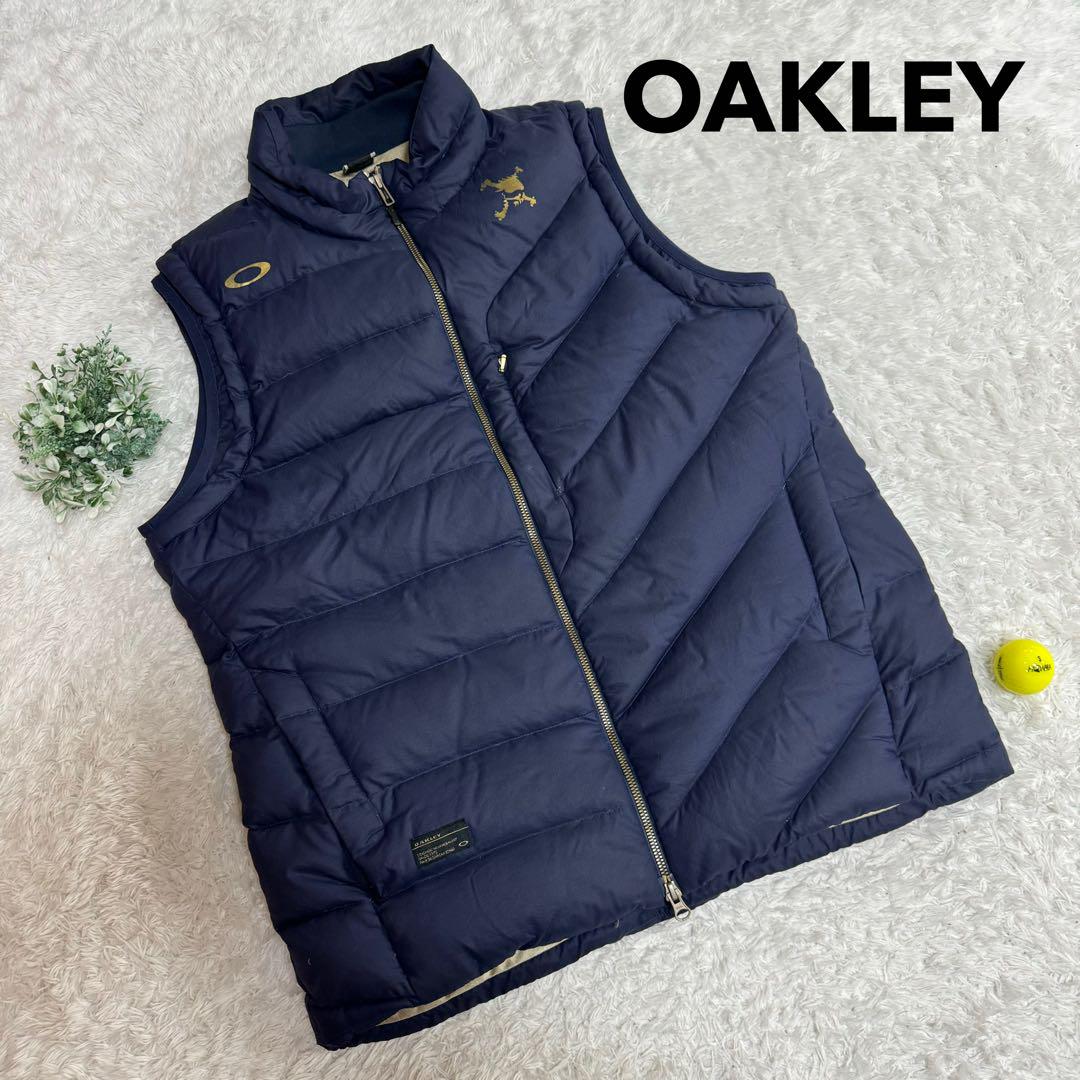 最終値下げ　OAKLEY オークリー　スカル　ダウンベスト　ゴルフウェア　XL