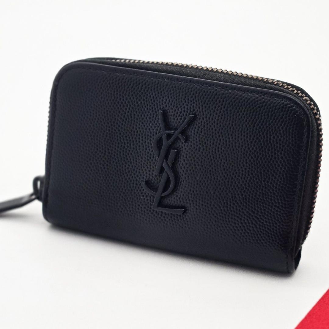 サンローラン コインケース YSL カサンドラ A583 コンパクト キャビアSaint Laurent