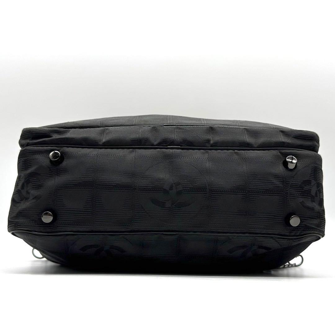 CHANEL シャネル ニュートラベルライン ハンドバッグ 2way 黒