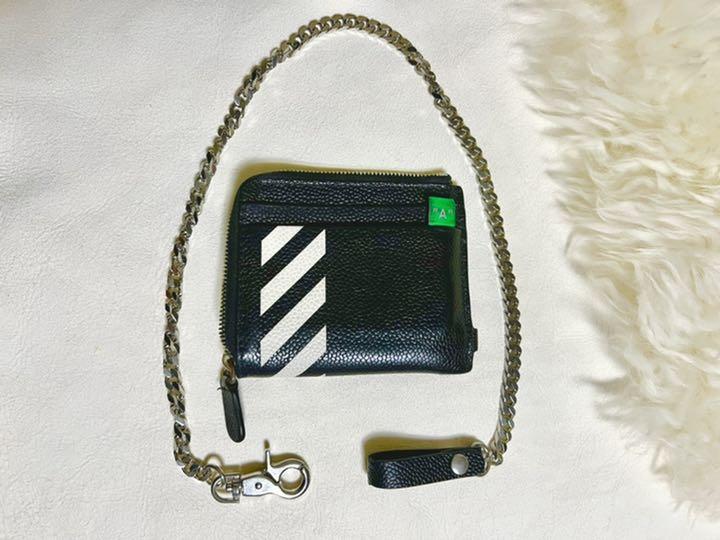 セール 登場から人気沸騰 off-white コインケース カードケース ウォレットチェーン - コインケース/小銭入れ セール 登場から人気沸騰 off-white コインケース カードケース ウォレットチェーン - コインケース/小銭入れ
