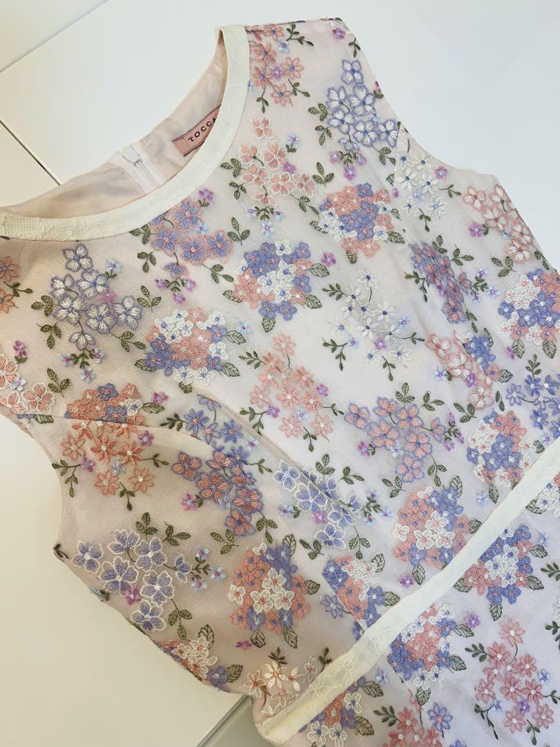 TOCCA GYPSY DEEP ROSE ワンピース 花柄