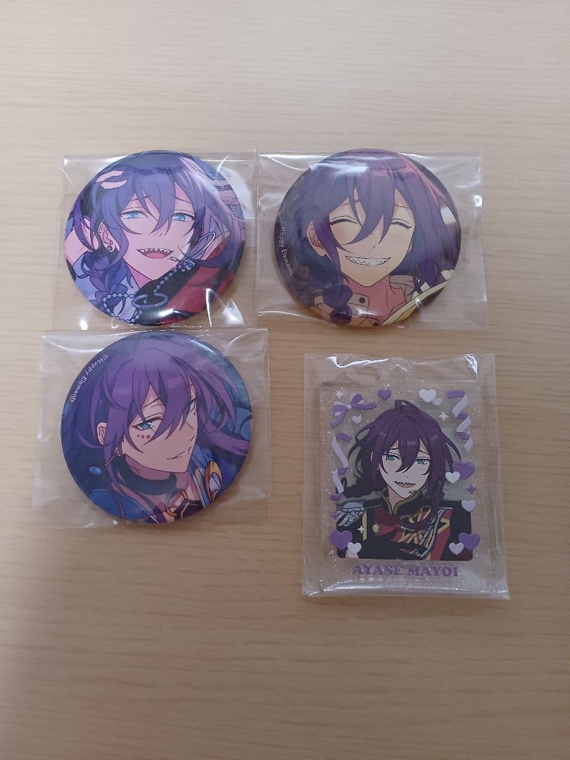 礼瀬マヨイ フィーチャー 缶バッジ 痛バセット ✧₊⁎💜♡💼⁎⁺˳✧༚ みんなの愛しか感じない痛バを見るのが大好き My tag