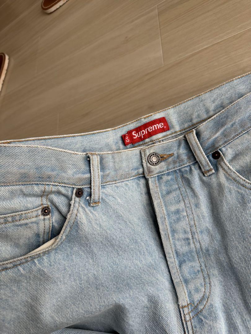f*e様 Supreme Regular Jean Washed Blue