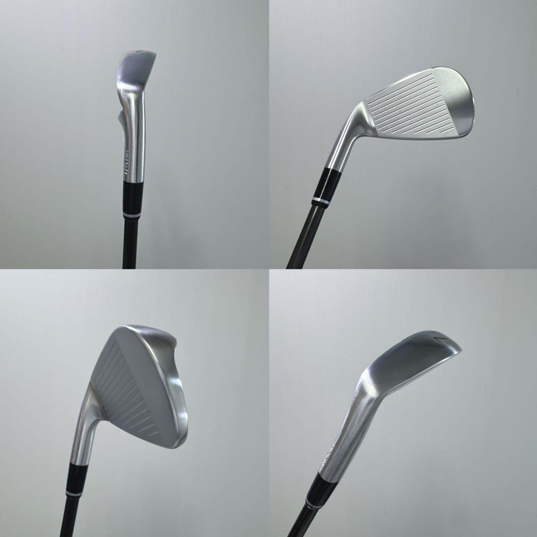 美品 PRGR 05 7番単品アイアン 2021純正カーボン SR メンズ 右