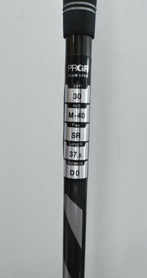 美品 PRGR 05 7番単品アイアン 2021純正カーボン SR メンズ 右