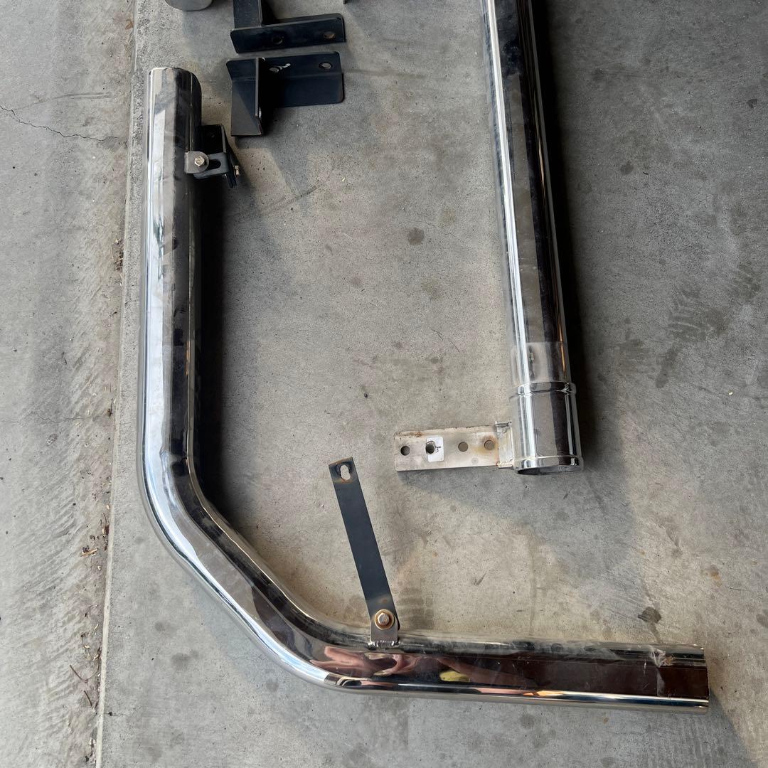 17スーパーグレート4軸低床リップ無し用パイプバンパーTHOMASさん専用