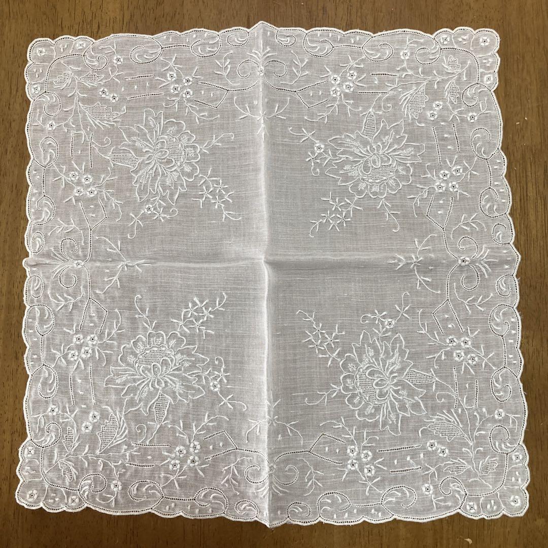 汕頭刺繍ハンカチ