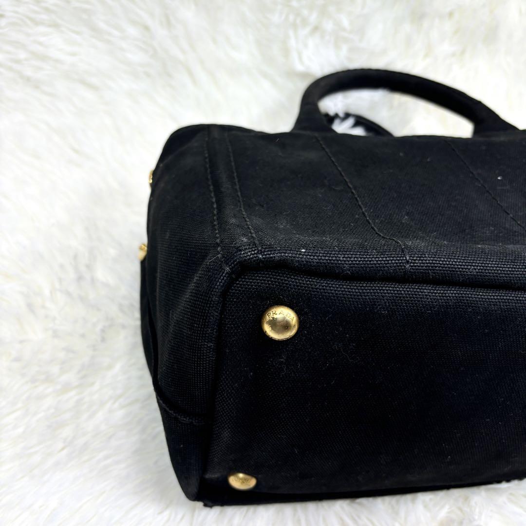 PRADA プラダ カナパ S ハンドバッグ ブラック