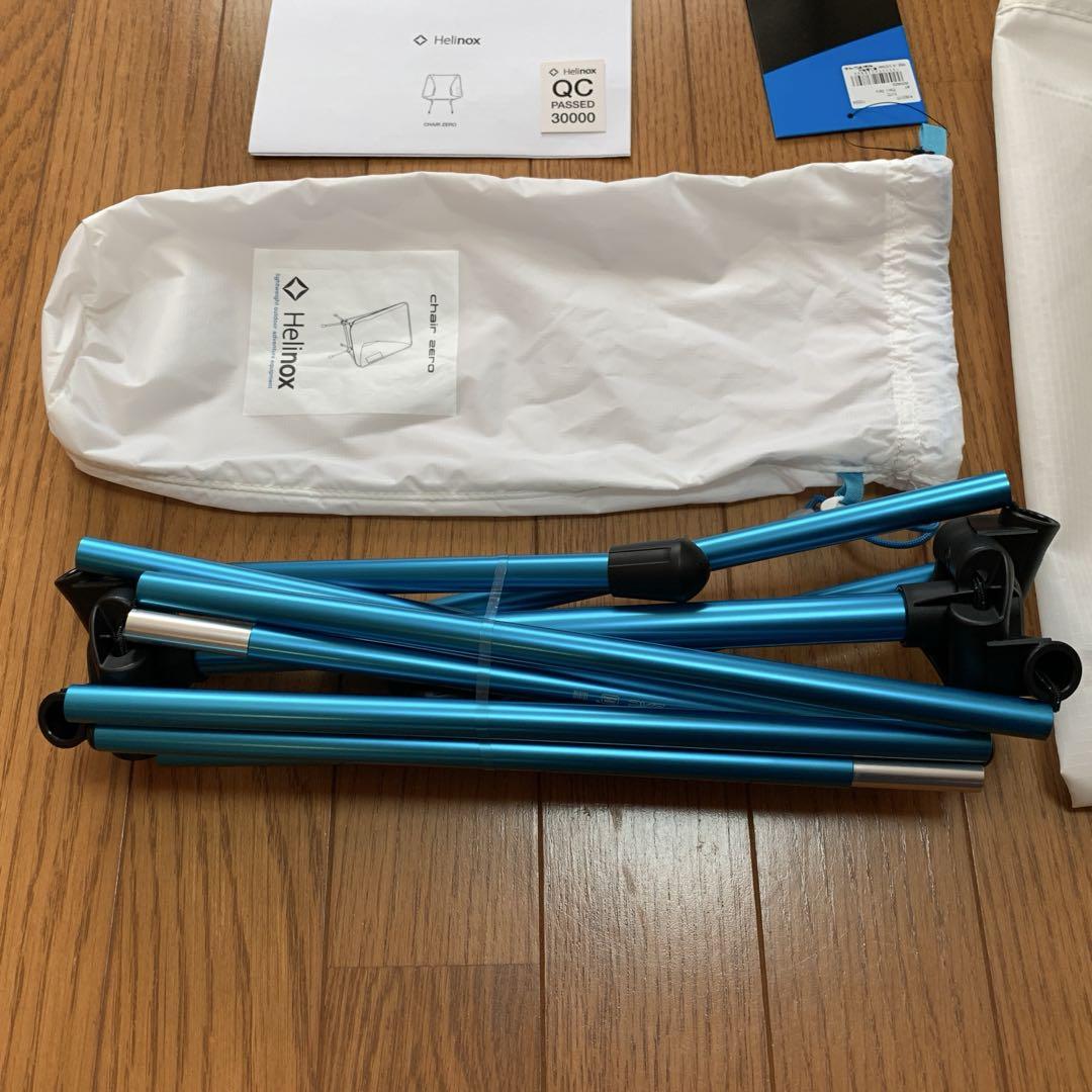 【美品】Helinox ヘリノックス チェアゼロ Chair Zero ホワイト