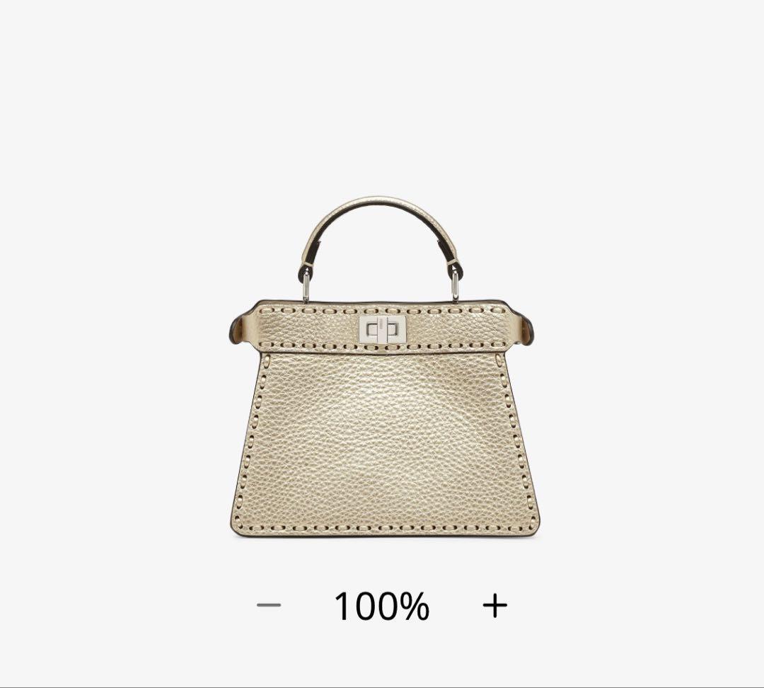 FENDI peekaboo ピーカブー ISeeU プチ ゴールド フェンディ