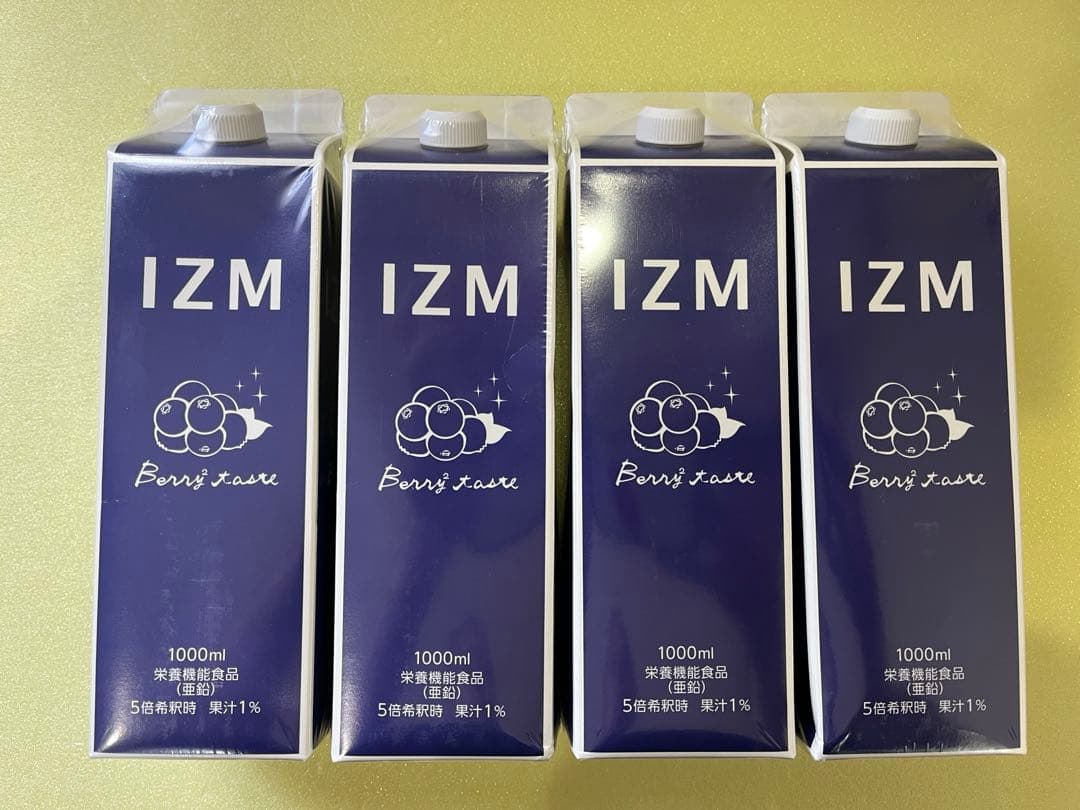 IZM 酵素ドリンク ベリーベリー ブルーベリー味 4本セット