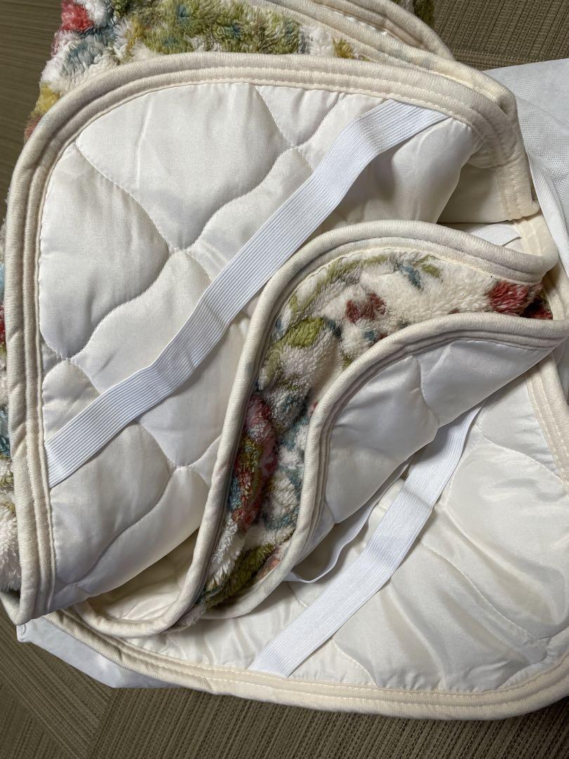 【大津毛織】吸湿発熱ホットテックス ボリューム掛け毛布＋ボリューム敷パッド新品