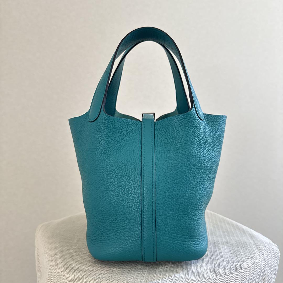 ［極美品 ］HERMES ピコタンロック PM ターコイズ