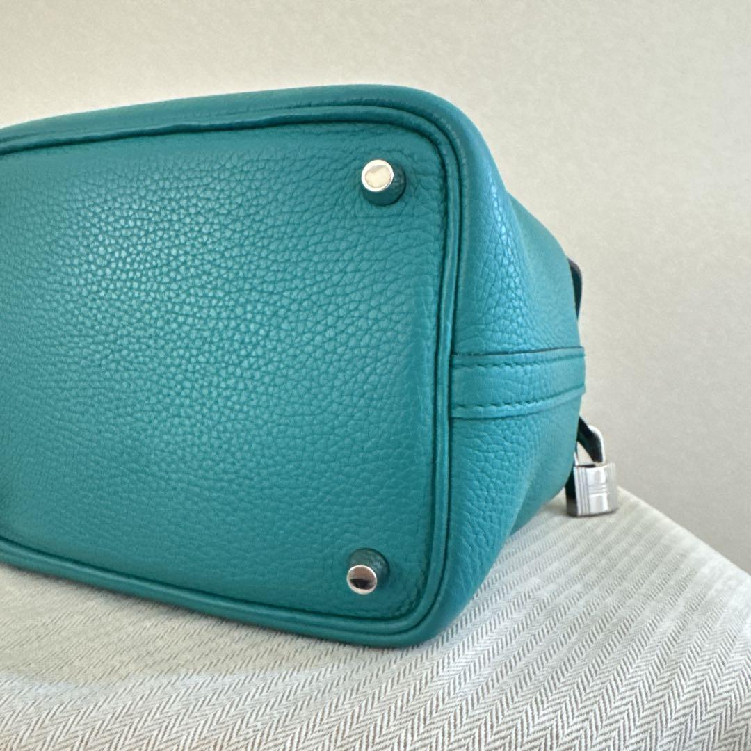 ［極美品 ］HERMES ピコタンロック PM ターコイズ
