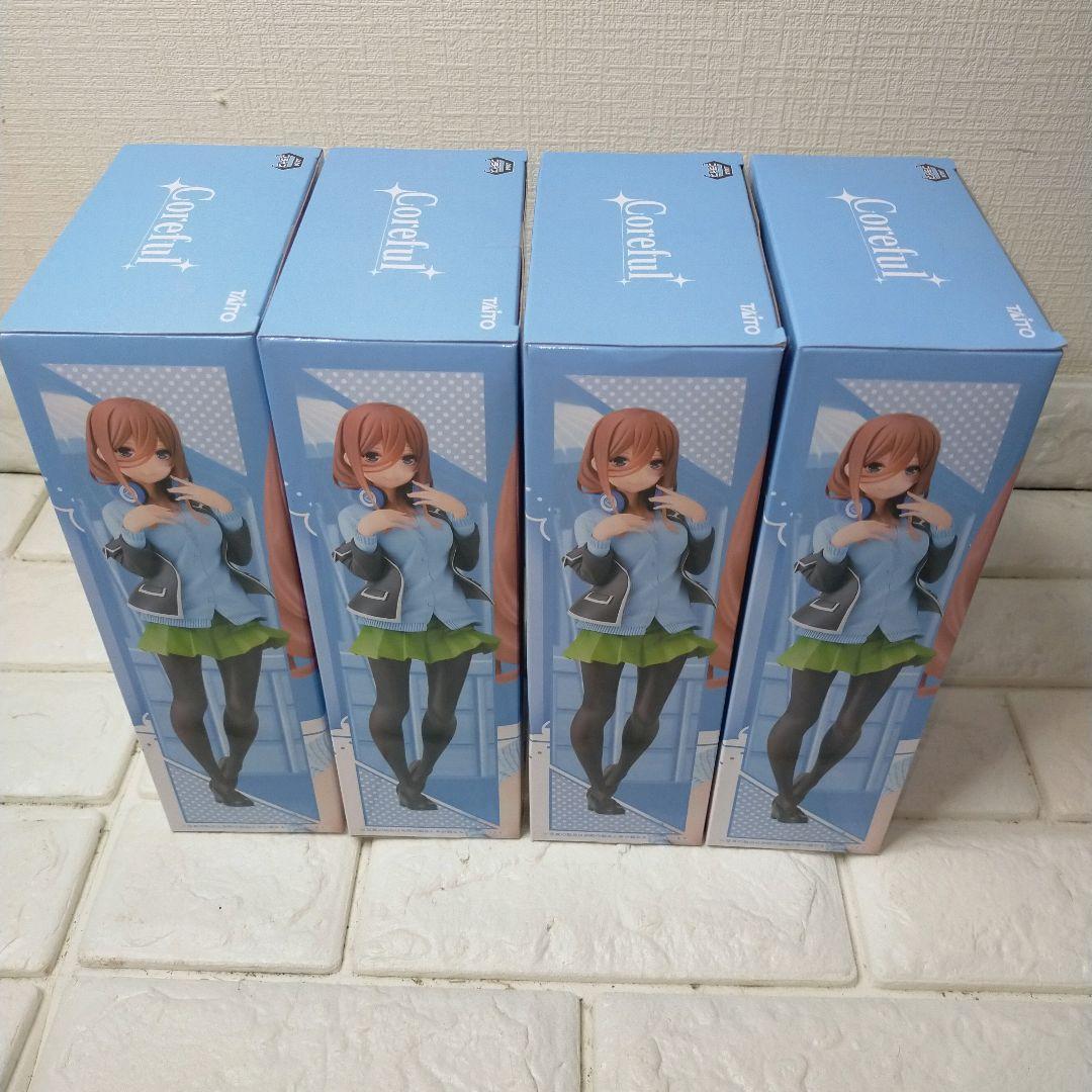 五等分の花嫁　Coreful フィギュア　中野三玖　制服ver　4個　新品未開封