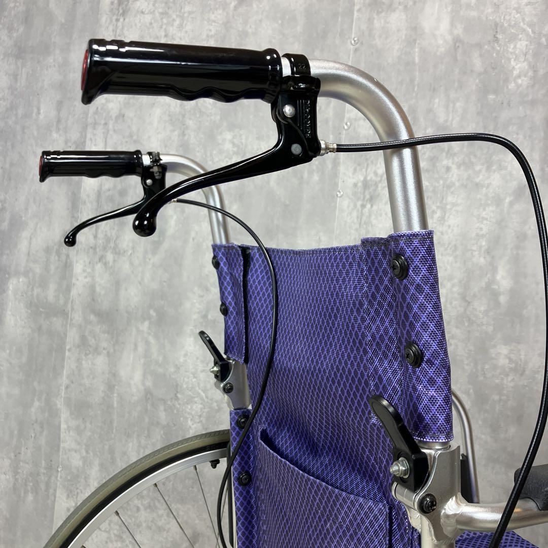 カワムラサイクル　自走用　超軽量　車椅子　ふわりす　KF22-40SB