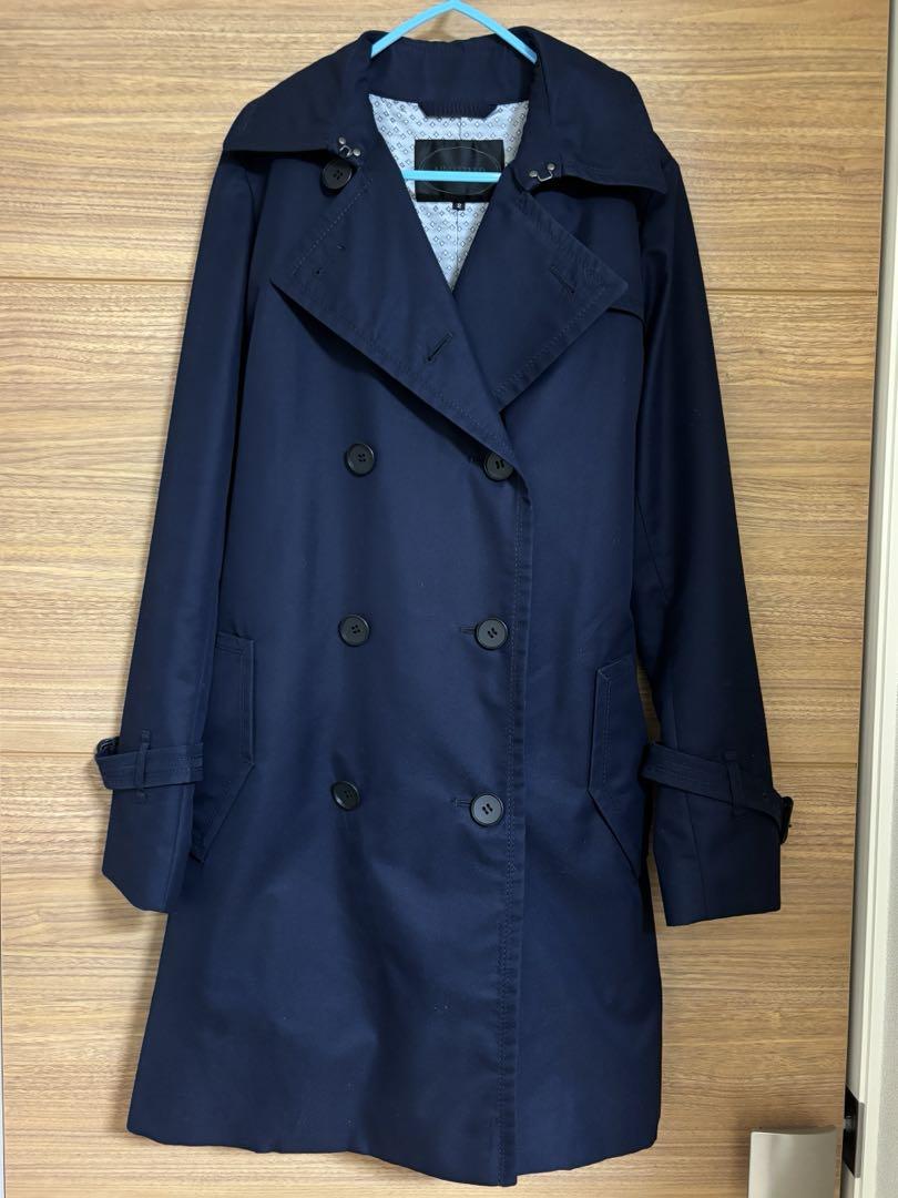 ブルーブルー　ネイビー コート　サイズ2 ウールオーバーサイズコート - ネイビーブルー | ZARA Japan / 日本